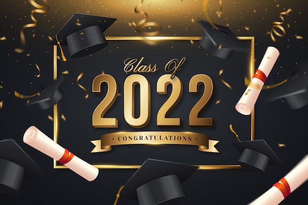 Gradient Background for the Class of 2022 – Free Download