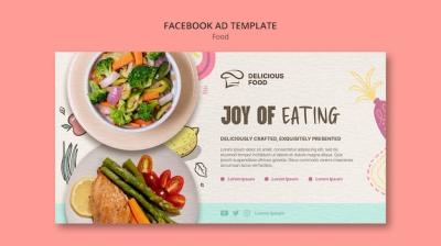 Delicious Food Restaurant Facebook Template – Free Download