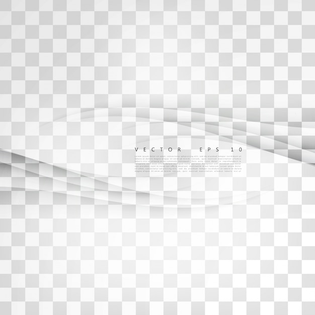 Transparent Background Curve Vector Template – Free Download