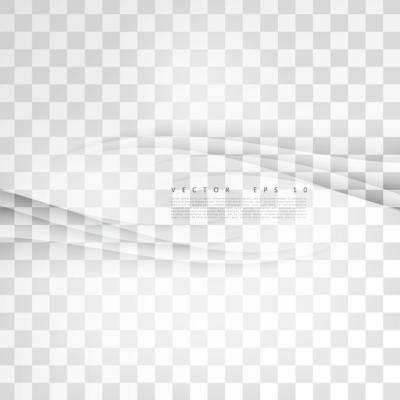 Transparent Background Curve Vector Template – Free Download