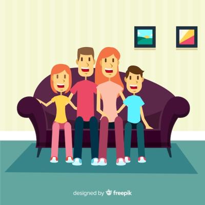 Family at Home – Free Download Stock Photos