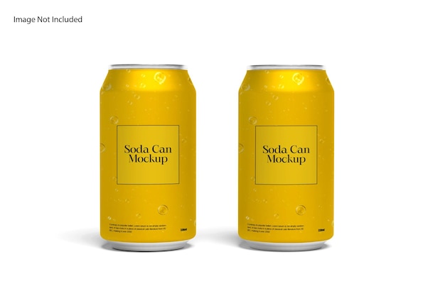 Soda Can Mockup – Free to Download