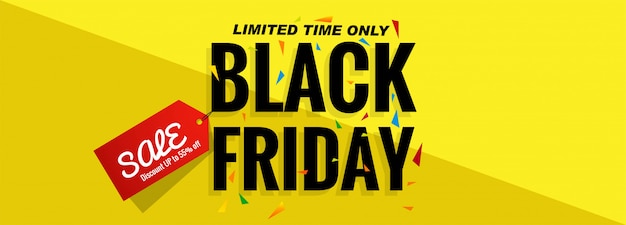 Black Friday Sale Banner Layout – Free Download