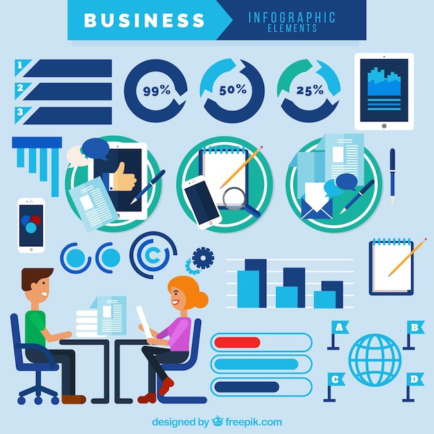 Business and Infographic Elements – Free Stock Photos for Download