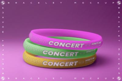 Festival Bracelet Ticket Mockup – Free Download