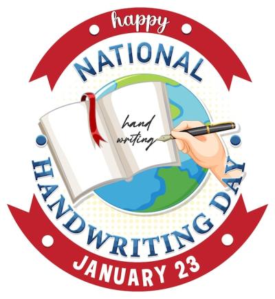 National Handwriting Day Banner Design – Free Download