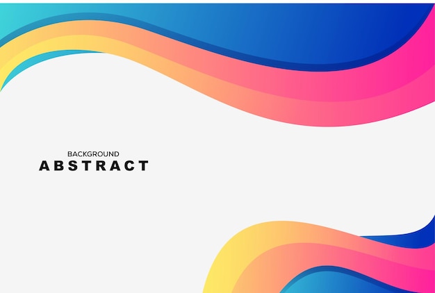 Colorful Wavy Background Modern Design – Free Download