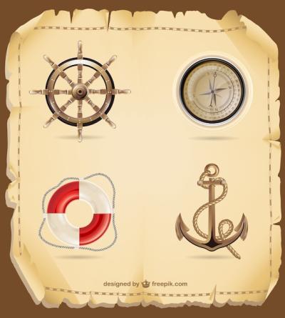 Sea Travel Elements: Free Download of Stunning Vector Templates