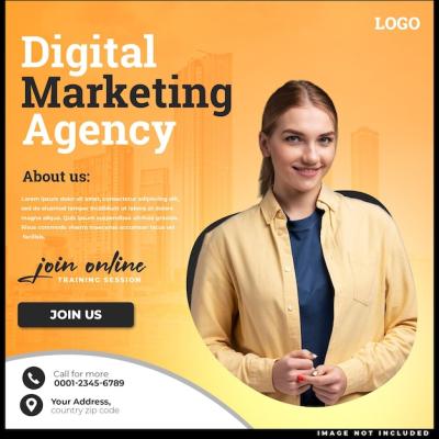 Corporate Social Media and Agency Banner Template for Digital Marketing – Free to Download