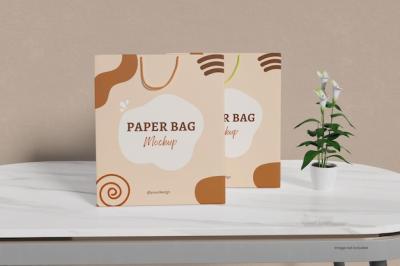 Paper Bag Mockup – Free Download, Download Free Stock Photo