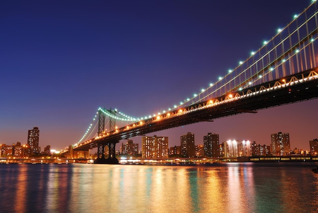 Manhattan Bridge in New York City – Free Stock Photo for Download