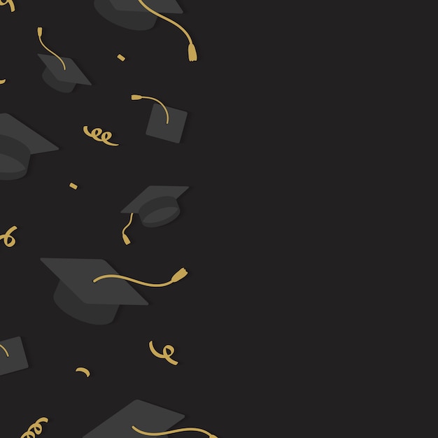 Graduation Hats Frame – Free Download for Creative Projects