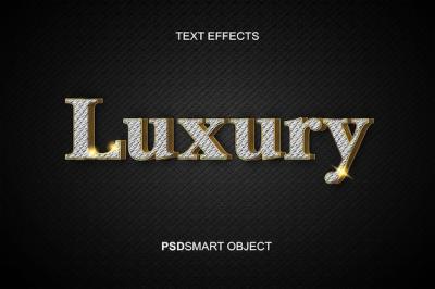 Luxury Gold 3D Text Effect PSD Template – Free Download