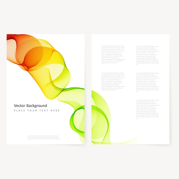 Colorful Abstract Template Flyer – Free Download