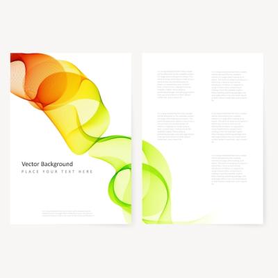 Colorful Abstract Template Flyer – Free Download