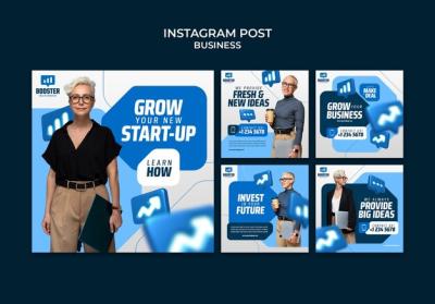 Business Instagram Post Template Design for Free Download