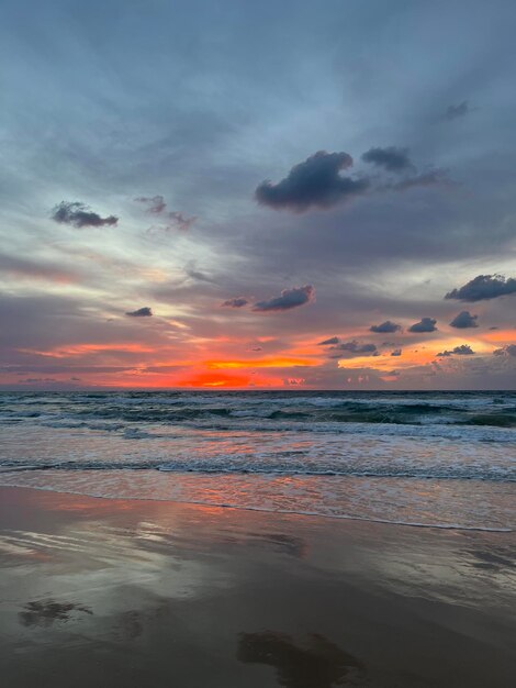 Stunning Beach Sunset – Free Stock Photo for Download