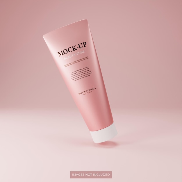 3D Rendered Beauty Cosmetic Tube Mockup for Skin Care Product – Free Stock Photo, Download for Free