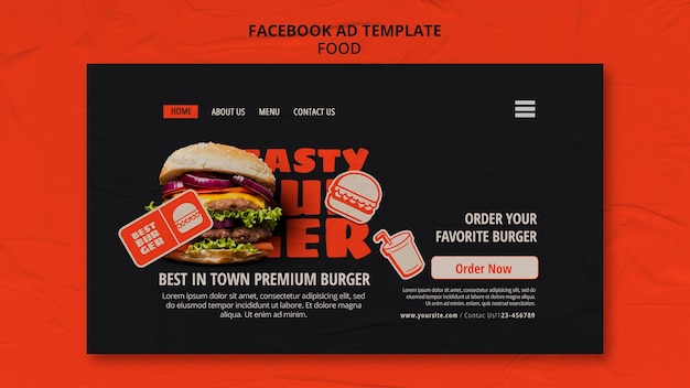 Creative Food Template Design for Stunning Visuals – Free Download