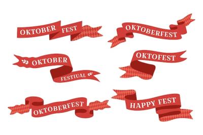 Oktoberfest Ribbons Collection – Free to Download