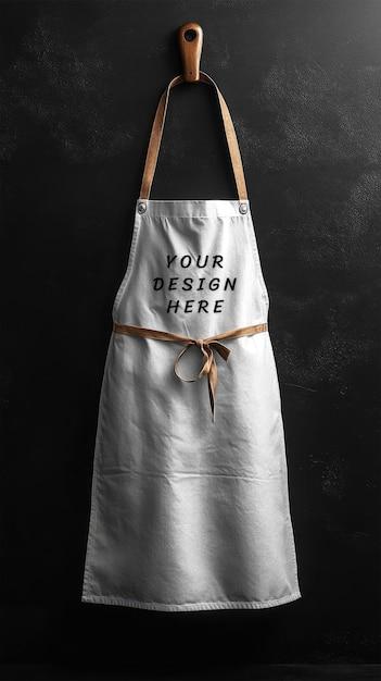 White Apron Mockup – Free Download