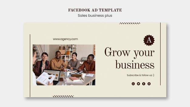 Minimal Sales Discount Facebook Template – Free to Download