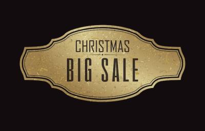 Big Sale Advertisement on a Flat Black Background – Free to Download