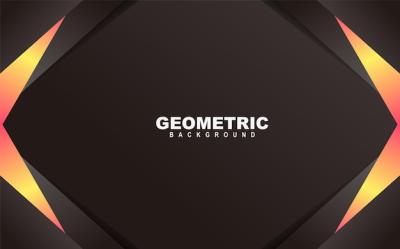 Modern Geometric Shapes Abstract Background Design – Free Download