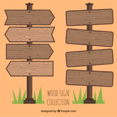 Wooden Signs Collection – Free Download of Stock Photos