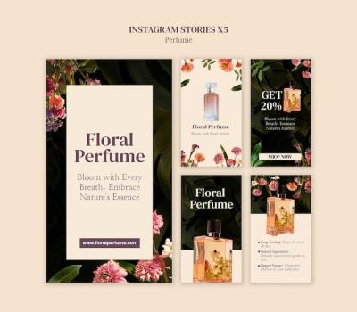 Perfume Template Design – Free Download for Stunning PSD Templates