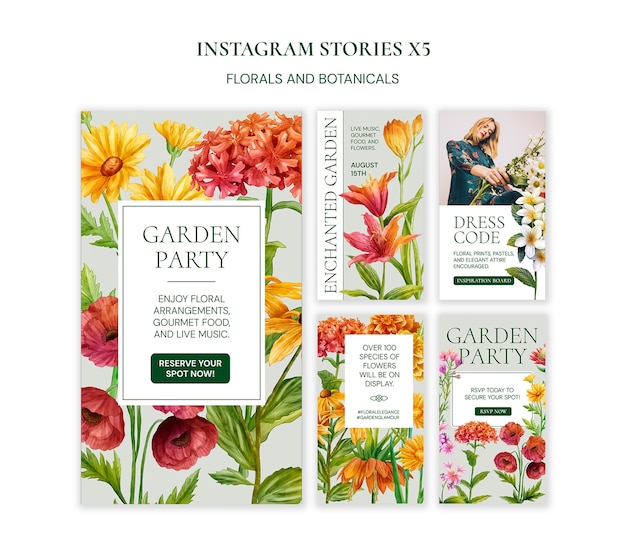 Botanical Garden Party Invitation Template – Free Download