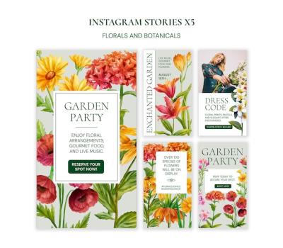 Botanical Garden Party Invitation Template – Free Download