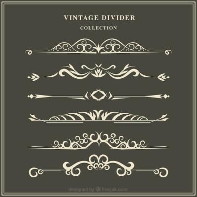 Vintage Style Dividers Collection – Free Download