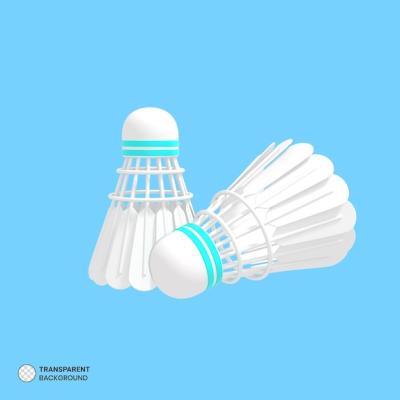 3D Render Illustration of a Shuttlecock Icon – Free Download