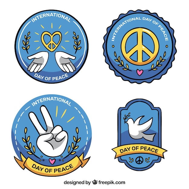 Peace Day Stickers Collection – Free Download