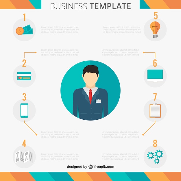 Business Infographic Template for Effective Communication – Free to Download