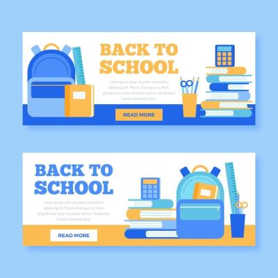 Back to School Banners – Free Download