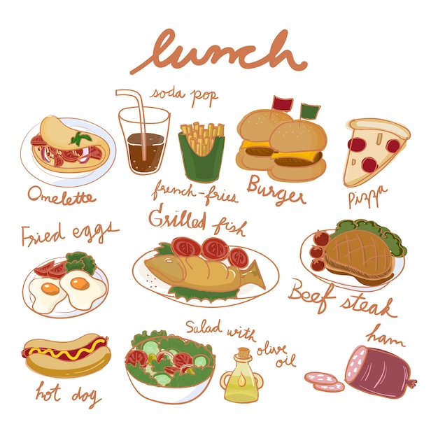 Food Collection Illustrations – Free to Download