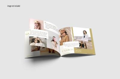 SQUARE BROCHURE MOCKUP – Free Download for Stunning Designs