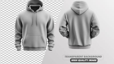 Hoodie Mockup with Transparent Background – Free to Download