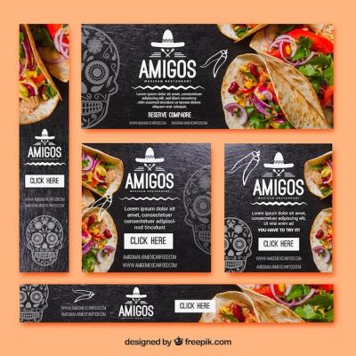 Mexican Food Banners – Free Download, Download Free Stock Photo