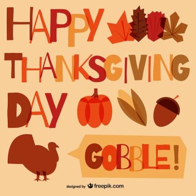 Happy Thanksgiving Typography – Free Download, Free Stock Photo