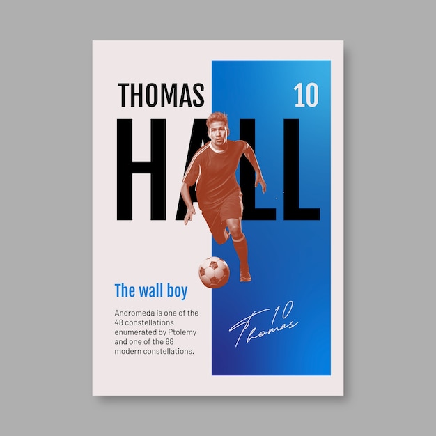 Football Poster Template Design – Free to Download