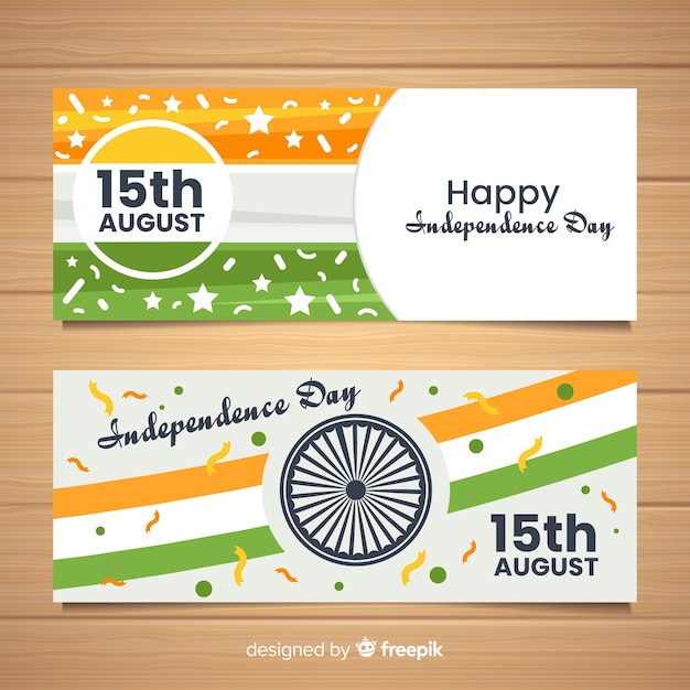 India Independence Day Vector Templates – Free Download