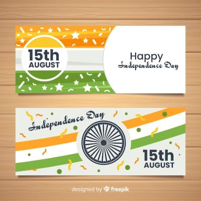 India Independence Day Vector Templates – Free Download