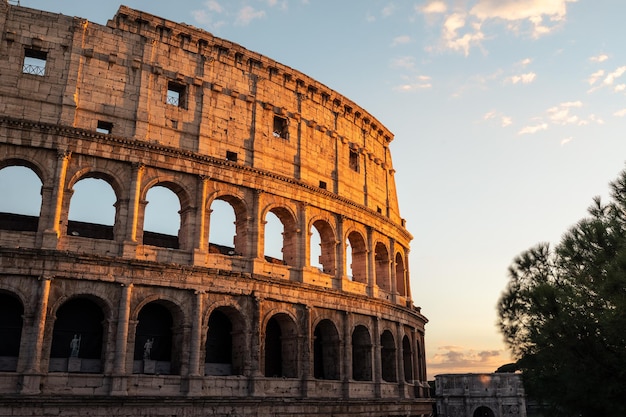 Facade of the Coliseum in Rome, Italy – Free Stock Photo for Download