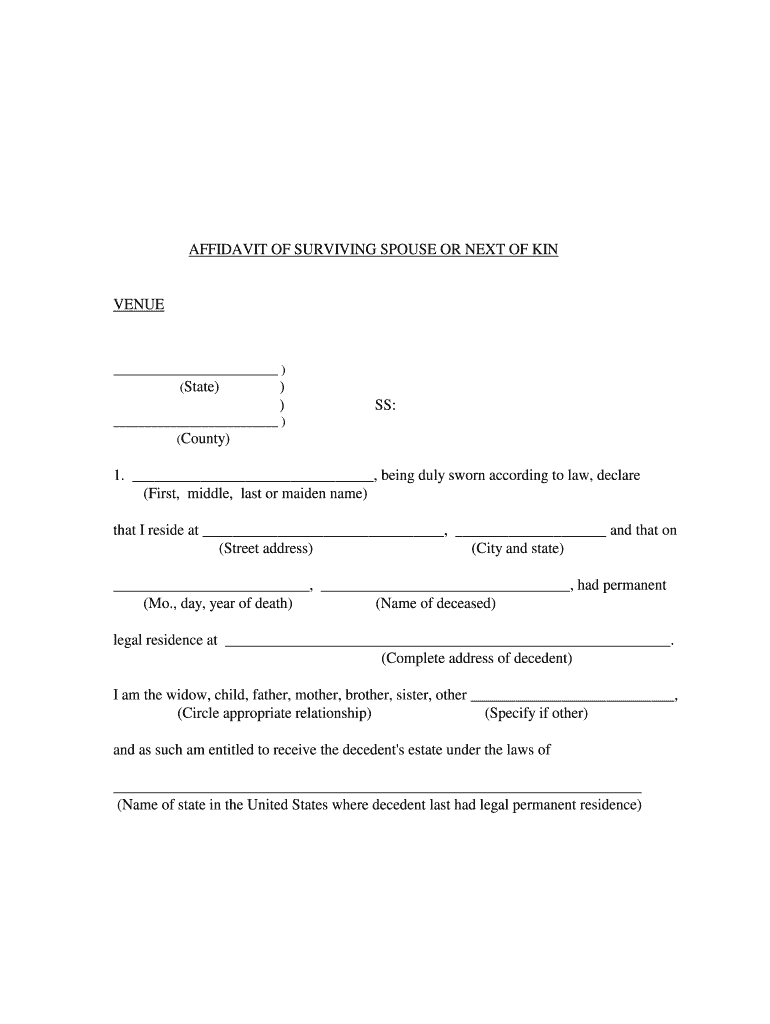 Printable Next Of Kin Form Printable Word Searches