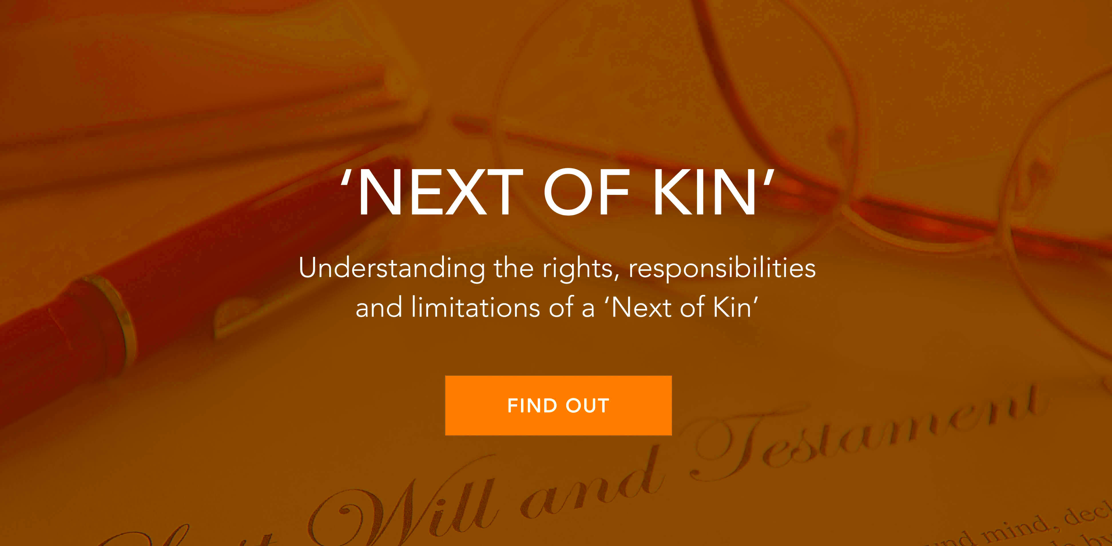 What does Next of Kin mean Realising Ambitions