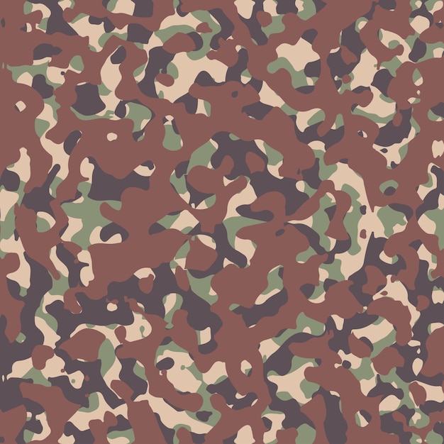 Seamless Army Camouflage Vector Pattern for Military Designs – Free Download