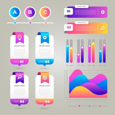 Infographic Business Gradient – Free Download